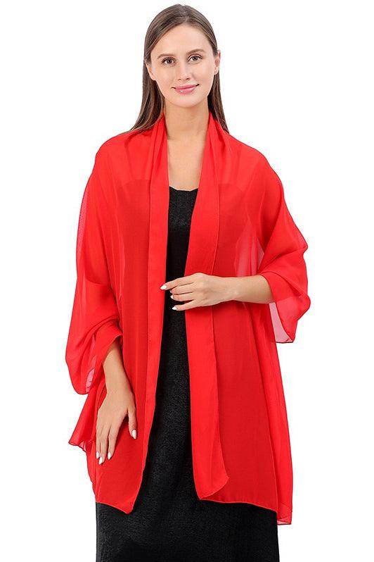 Chiffon Shawl with CJ0100 - COCOMELODY